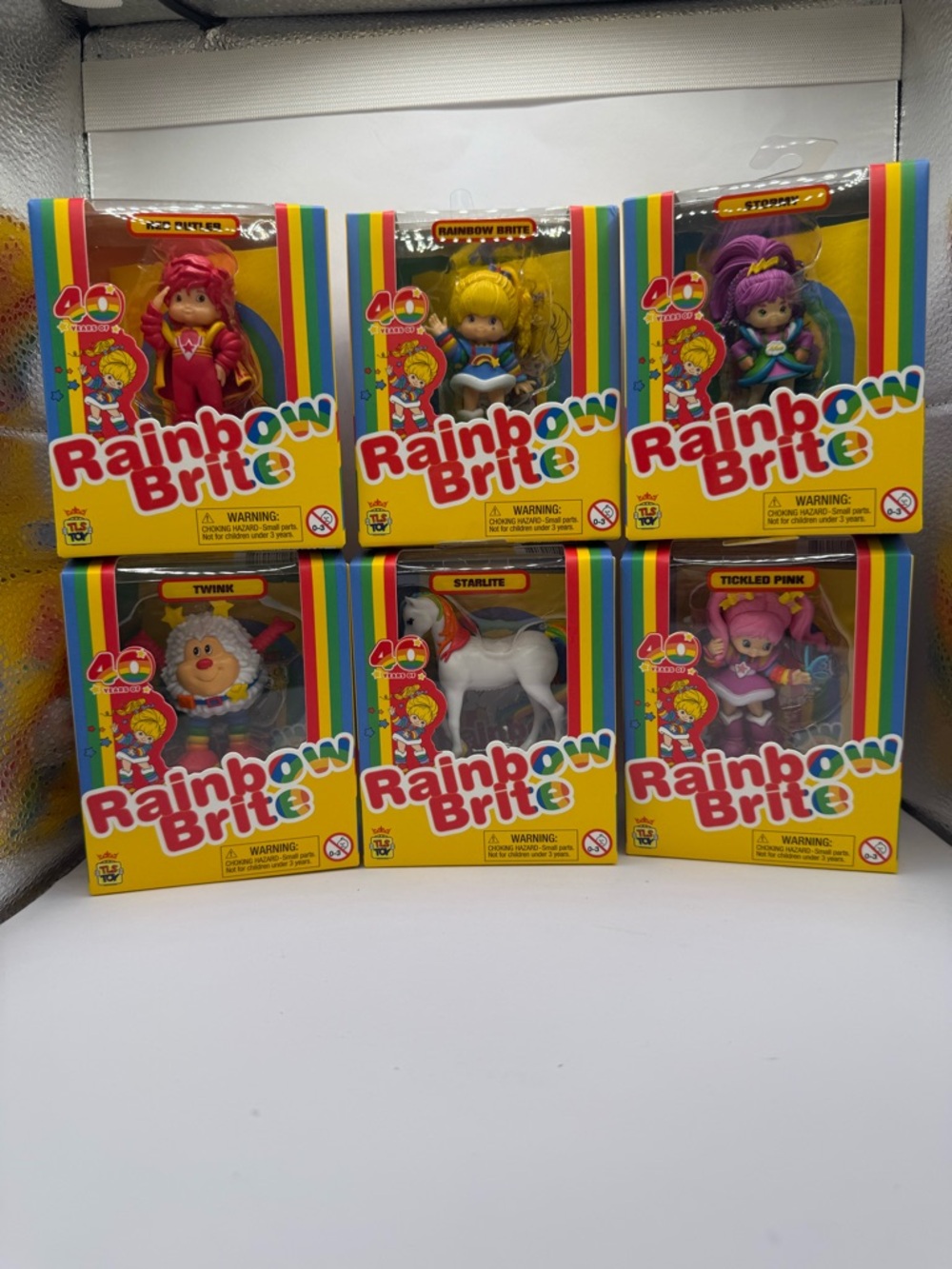40 Years of Rainbow Brite Collectible Figures New in
Branded Boxes Lot of 6